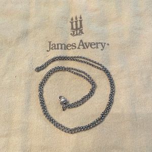 James Avery 24 inch silver necklace chain!!